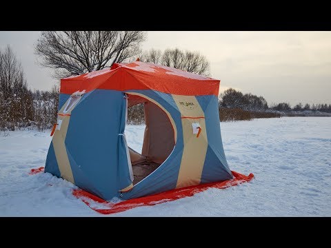 Палатка для зимней рыбалки Нельма 3 куб Люкс с внутренним тентом от Митек